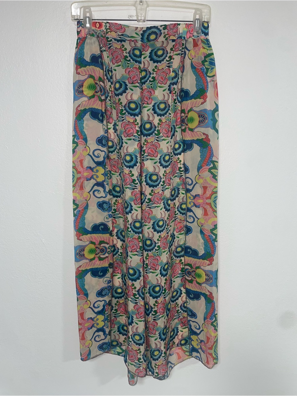 Johnny Was Floral & Paisley Pants in Pink, Blue, Green